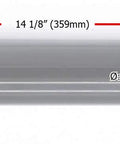 27.2 X 350mm Bicycle Suspension Seatpost With 22.2mm Clamp Diameter Silver Cushioned Ride Durable Alloy