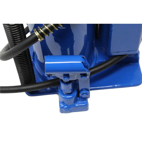 Massive Twenty Ton Air Hydraulic Bottle Jack For Garage Shop And Diy Rigs Heavy Duty Steel Workhorse Fast Pump Operation Reliable Precision Valve Solid American Toughness In Blue