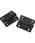 Beefy Ball Bearing Door Hinges Zinc Alloy Adjustable Torque Flat Hinge 360 Degree Rotation For Furniture Cabinets Black