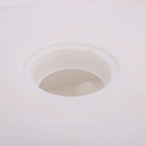 Top view of 33 Gallon Food Grade LLDPE RV Water Holding Tank For Camping And Trailers, opening detail