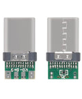 Usb C Connector Kit With 40 Pin Breakout Board USB 3.1 Type C Female And Male Sockets For Soldering Wire And Cable 24 Pin