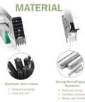 Material components of Replacement Shoe Kit For Aluminum Extension Ladders Grippy Non Slip Feet D1200 D1300 D1700 D1800