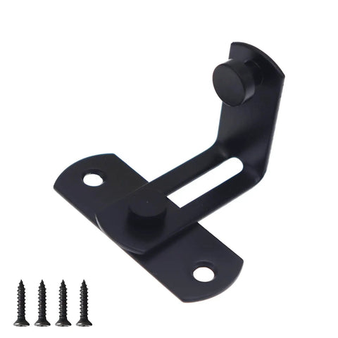 Barn Door Lock With Stainless Steel 90 Degree Right Angle Latch For Doors And Windows Heavy Duty Privacy Lock Keep Your Pad Safe