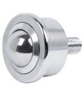 Roller Ball Transfer Bearing Casters 1 Inch Diameter M12 Ball Transfer Unit for heavy-duty transmission, stud mounted thread, bearing steel