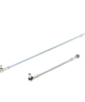 Beefy Go Kart Tie Rods Steel Alloy For Precision Steering, Heavy Duty Steering Kit Rods for Yerf Dog Go Karts