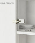 Stainless Steel Magnetic Door Catch For Glass Cabinets And RVs Slim Profile Hardware Powerful Latch on glass cabinet