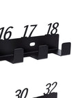 Wall Mounted Wrench Organizer Rack With Numbered Slots 6-32 showing slots 16-32 for tool storage in workshops and garages
