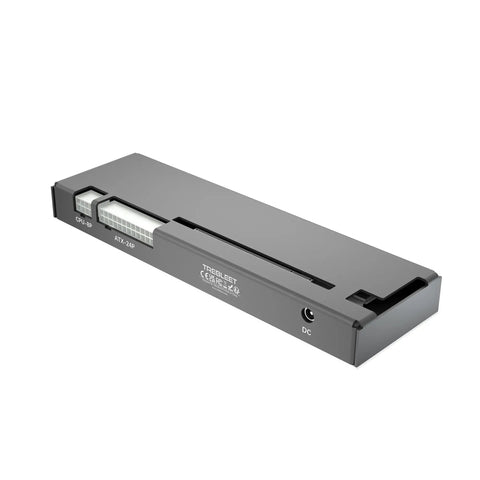 Level Up Your Portable Setup With This Rock Solid Mini Egpu Enclosure Offering Thunderbolt Four And Usb4 Bandwidth For Nvidia Or Amd Pcie Video Cards While Boosting Eighty Five Watt Pd Power Delivery Plus Daisychain Routing For Hella Smooth Gaming Flex - Mini external GPU dock with PCIe slots.