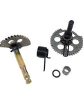Kick Start Gear Shaft Assembly For GY6 125cc And 150cc Scooters With Spring Washer Bushings Spindle 16 Teeth 129mm Length
