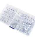 Knockout Deal 80 Pcs Automotive Screws Plastic Push Rivets Fender Bumper Panel Clips Self Locking Retainer Fasteners For Your Whip And Truck Assorted Sizes 4 5 6 Mm durable trim hooks in a plastic storage box.