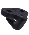 Dang Solid Nylon J Hook Lashing Hardware With Stainless Steel Screws Rig Up Kayak Canoe And Boat Gear For Weekend Adventures close-up of nylon anchor with holes for screws