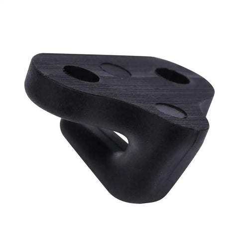 Dang Solid Nylon J Hook Lashing Hardware With Stainless Steel Screws Rig Up Kayak Canoe And Boat Gear For Weekend Adventures close-up of nylon anchor with holes for screws