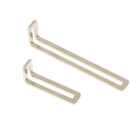 Nickel Plated Corner L Shaped 90 Degree Angle Bracket Heavy Duty Mount Durable Easy Install For Wood And Metal Projects Ready To Use