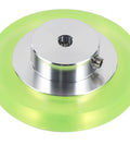 Pro Grade Aluminum Polyurethane Encoder Wheels Built Tough For Exact Speed And Position Tracking Heavy Duty Industrial Rotary Sensor Gauge High Resolution 200Mm Perimeter 3 Pack green encoder wheel with aluminum center and bore.