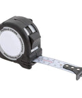 Pro Carpenter Tape Measure 16 Foot Metric To Metric Reverse Flatback with Lever Action Belt Clip and Dual Locking System
