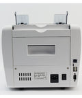 Rear view of Heavy Duty Electronic Money Counter For Multi Currency with power input and USB ports.