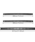 Vorn 2.4 350 3D Printer Cable Chain Set Open Tank Drag Chains, 2 Pieces 10x11mm, 1 Piece 10x15mm, Black PA66 Nylon