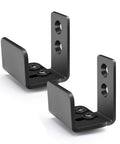 Bottom Floor Guide For Sliding Barn Doors U Shape Adjustable Stay Roller Flexible Fit Distance Flush Flat Bottom Design Wall Mount System For Doors And Cabinets 2 Pack Built Tough Steel With Black Powder Coat