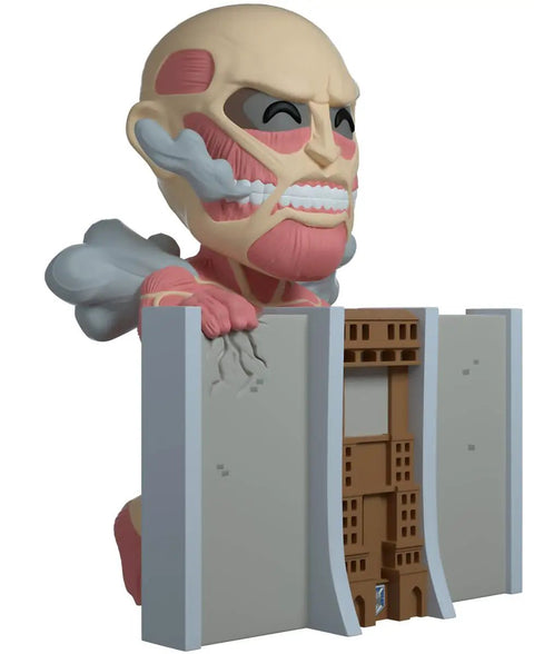 Colossal Titan Vinyl Figure 5 Inch From Attack On Titan Anime Series Collectible Figurine With Detailed Exposed Muscle Design