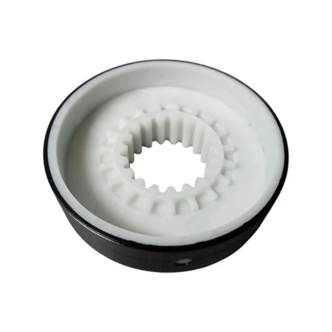 Clutch Slider Assembly Kit For Washing Machines With Band Lock Ring Nut Black And White Transmission Sliding Component Replacement Parts Durable High Strength Wear Resistant For Easy One Time Install, white and black