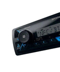 Marine Bluetooth Digital Media Stereo Receiver With NFC One Touch Pairing, Front USB For iOS And Android, showing control panel