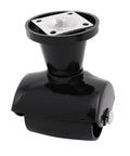 Four Piece Black Abs Caster Wheels With 58mm Heavy Duty Rollers For Furniture And Machine Beds Moving Like Butter And Providing Rock Solid Durability Across Any Floor Surface Type, black ABS wheel close-up view.