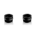 Two black rubber drive shaft seal rings for Taylor soft serve machines (2-pack)