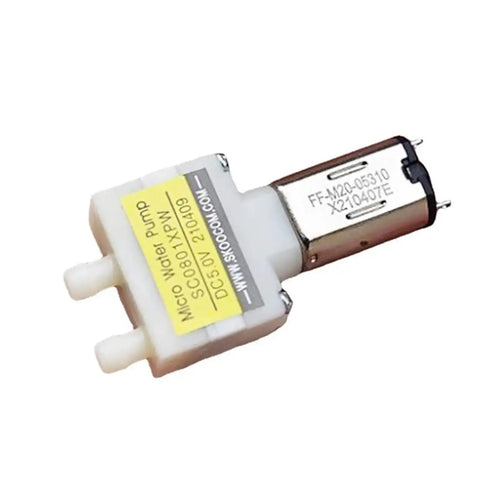 Top Shelf Water Tank Pump Motor For Robot Vacuums Dope Replacement Spare Part Compatible With Roidmi Eve Plus Systems, close-up view of micro water pump motor.