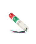 24V AC Industrial Signal Light Tower Kit With Red And Green LED Alarm Lights Sound 3W Plastic Housing Heavy Duty Water Resistant Round Tower Indicators For Workstations
