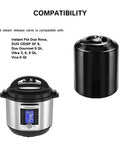 Steam Release Valve Handle for Pressure Cooker Replacement Compatible With Duo Nova, Duo Crisp AF 8, Duo Gourmet 6 Qt, Ultra 3, 6, 8 Qt, Viva 6 Qt Easy Install Accessory