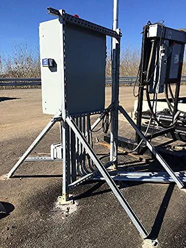 Asphalt Anchor And Grout Kit with four 1500 pound pull rated SP10-38 chemical anchors and EPX2 cement bags in use.