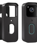 No Drill Adhesive Doorbell Mount For All New Video Doorbell Camera Second Generation Easy To Install Mounting Bracket With Full Coverage Design Black