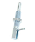 Heavy Duty Retractable Indexing Spring Plunger M16 Galvanized Steel Locking Pin With Nut For Industrial Jigs And Fixtures, side view