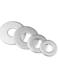 Heavy Duty Flat Washer Set For Fasteners, 200 Pieces, 304 Stainless Steel, Size Range M1.6 To M30, Assortment Kit For Even Load Distribution, Joint Protection, And Keeping Fasteners Tight.
