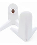 Fresh Desk Vibe Stand Mount For Unifi Instant Cameras G3 G4 G6 Clean White Look, front and back view, elevated design for desk use.