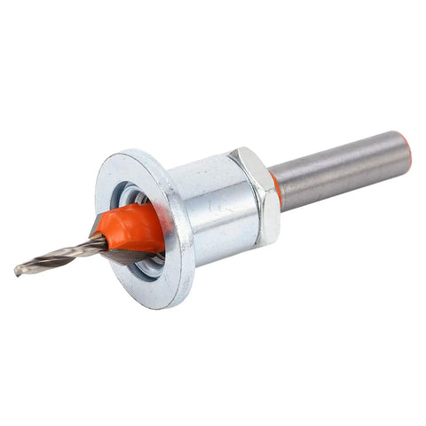 Rock Solid Countersink Drill Bit Set With Adjustable Depth Battle Tested Tungsten Steel Alloy Counterbore Bits, close-up view.