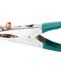 Heavy Duty A Shape Welding Ground Clamp With Copper Clip Electroplated Finish Fits All Types For Argon Arc And Resistance Jobs At 500 Amps Reliable Grip, detailed view of copper clip.