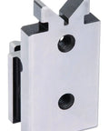 Hardened Steel Multi Use Vee Block And Clamp Set With Precision Ground Finish For Pro Machinists Central Ground V Groove Pin Removal Hole
