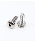 10Pc M2 M3 M4 A2 70 304 Stainless Steel Triangle Socket Security Screws Set For Woodworking Projects Featuring Flat Countersunk Pan Heads