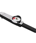 Side view of Dial Indicator Torque Wrench With One Half Inch Drive 0-100 Nm Range High Precision Torque Meter 3 Percent Accuracy Pro Grade Tool