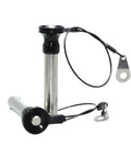 12.7mm Stainless Steel Quick Release Pin For Line Array Speakers Tool Free Button Lock High Load Bearing Clamping Hardware No Tools Needed - two quick release pins with black ends
