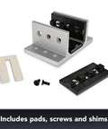 3 Mount Double Flange Short Aluminum Linear Bearing For 45mm Extrusion 45 Series accessories and parts shown