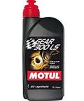 75W90 Synthetic Gear Oil For Limited Slip Differentials And Transmissions bottle with racing grade label and red cap.