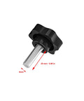 Heavy Duty 4 Pack M8 X 25mm Star Hand Knobs Torx Drive with threaded steel core and plastic knob for umbrella bases.