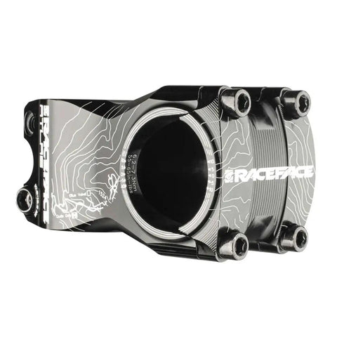 Atlas Mountain Bike Stem for Trail and All Mountain Riding, 6061 T6 Aluminum, Four Bolt 31.8mm Clamp, 50mm Reach, side view