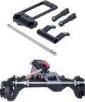 Behind The Axle BTA Servo Mount With Hydraulic Steering Link For 1/10 RC Crawler Capra F9 Portal Axle LCG Chassis DIY Parts Black