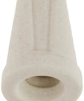 Close-up of white NSI TOP-M-D Easy-Twist medium ceramic wire connector for 22-10 AWG, pack of 15
