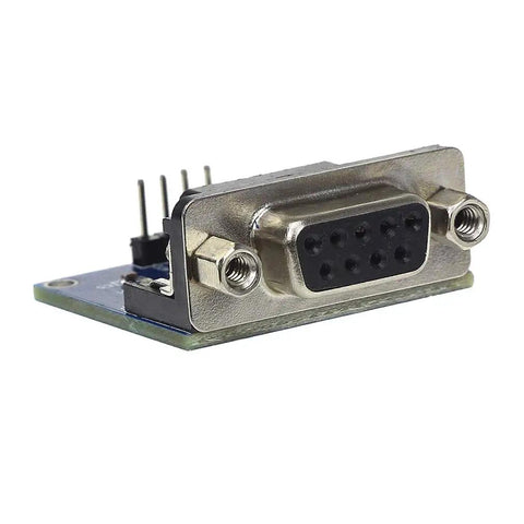 Side view of Five Pack RS232 To TTL Converter Modules With MAX3232 Chip COM Serial Port Board 3.3V To 5V Compatible VCC GND RXD TXD