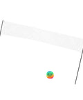 Portable Beach Volleyball Net Set with Durable PE and Iron Frame Foldable Net System for Outdoor Play and Volleyball
