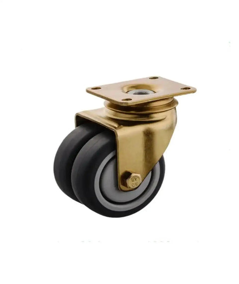 Heavy Duty 3 Inch Swivel Caster Wheels Featuring Silent TPR Design And Precision Ball Bearings For Aviation Carts And Dining Furniture Rolls Smooth As Butter No Fuss Operation Straight Up Reliable Haulers Single Piece